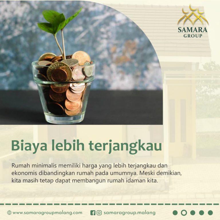 Keuntungan Rumah Minimalis Samara Group