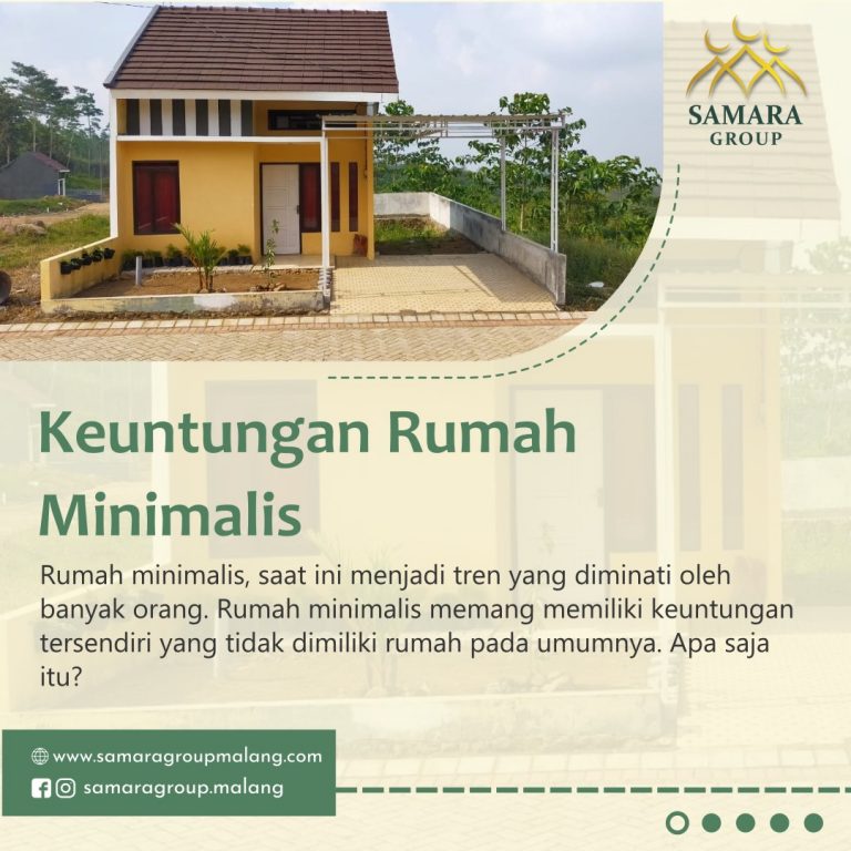 Keuntungan Rumah Minimalis Samara Group