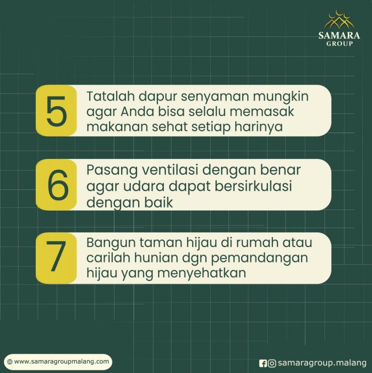 7 Tips Samara Membangun Rumah Sehat