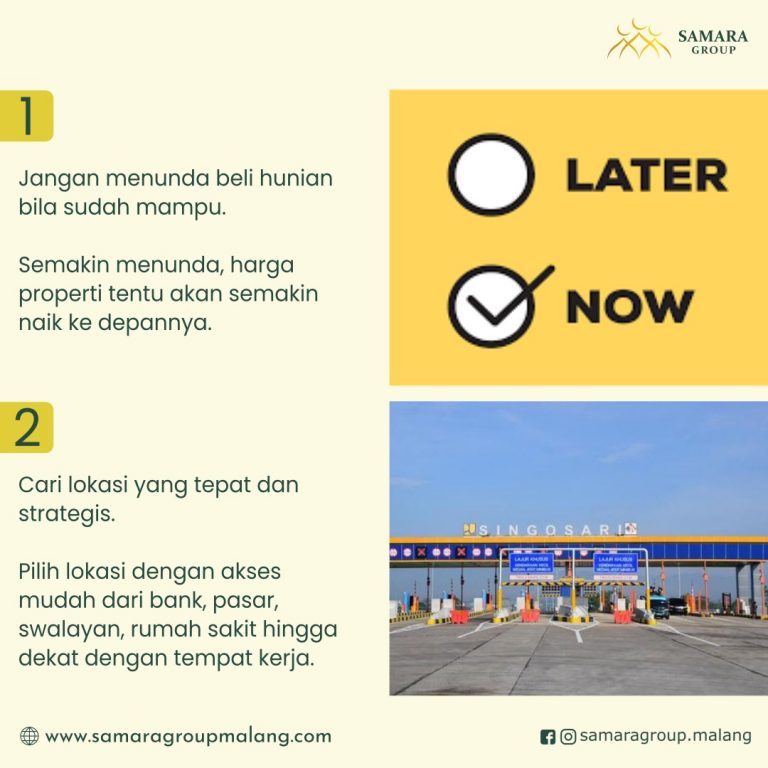 4 Tips Samara Membeli Hunian Bagi Milenial (3)