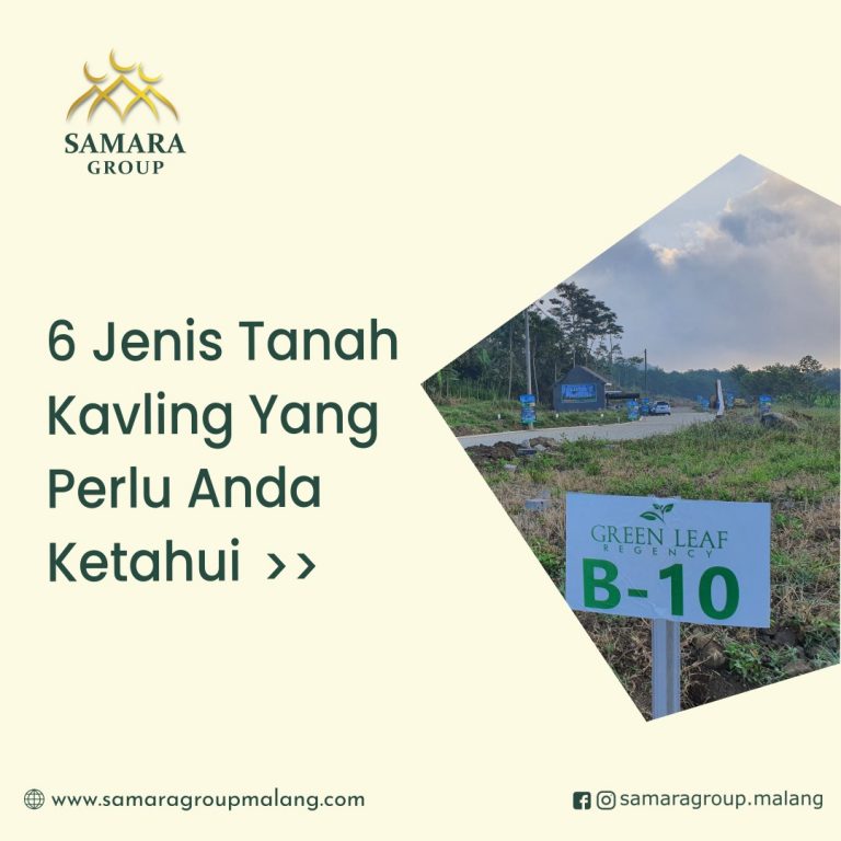 6 Jenis Tanah Kavling Yang Perlu Anda Ketahui