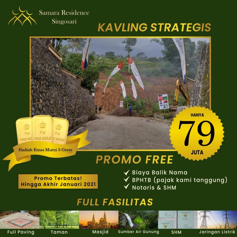 Promo Awal Tahun 2021, Samara Residence Singosari
