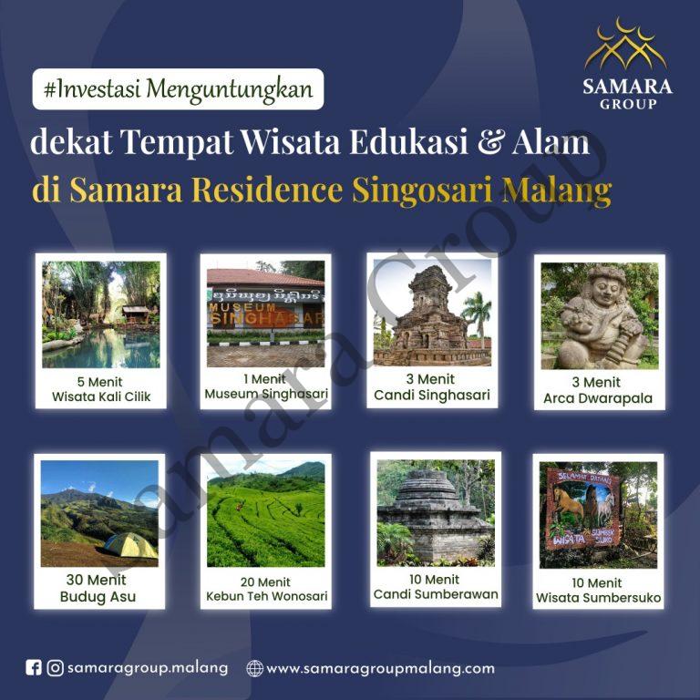 Dekat Tempat Wisata & Alam di Samara Residence Singosari Malang