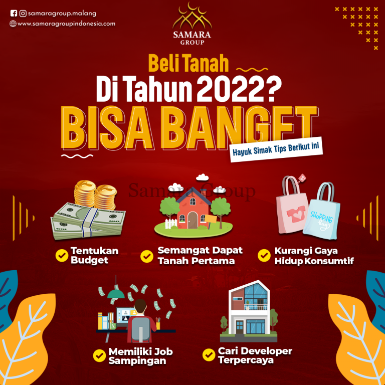 Beli tanah Di Tahun 2022