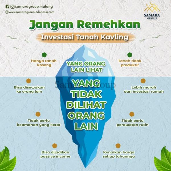 Jangan remehkan investasi tanah kavling