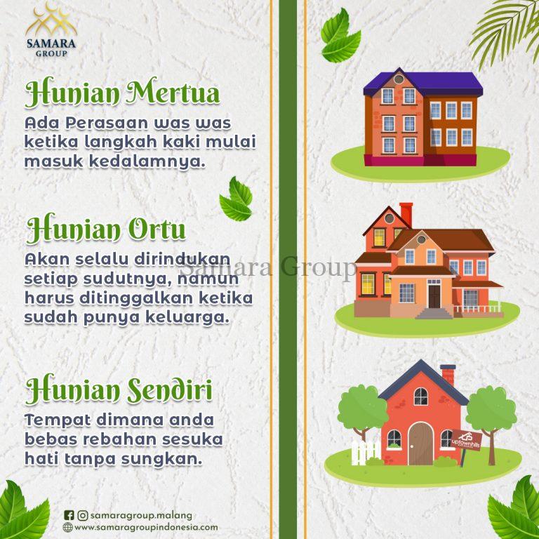 hunian mertua, hunian ortu, hunian sendiri