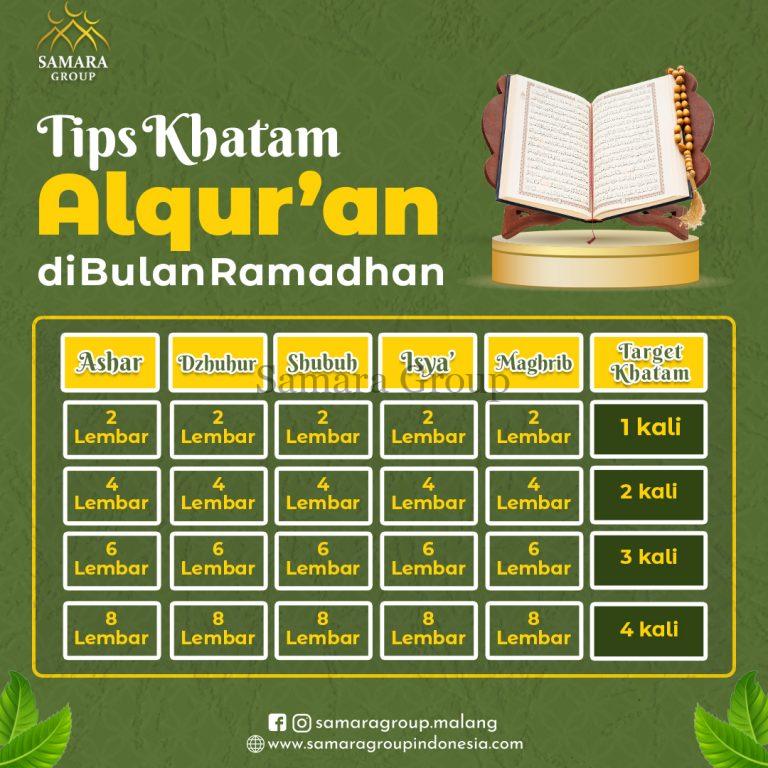 tips khatam alqur'an