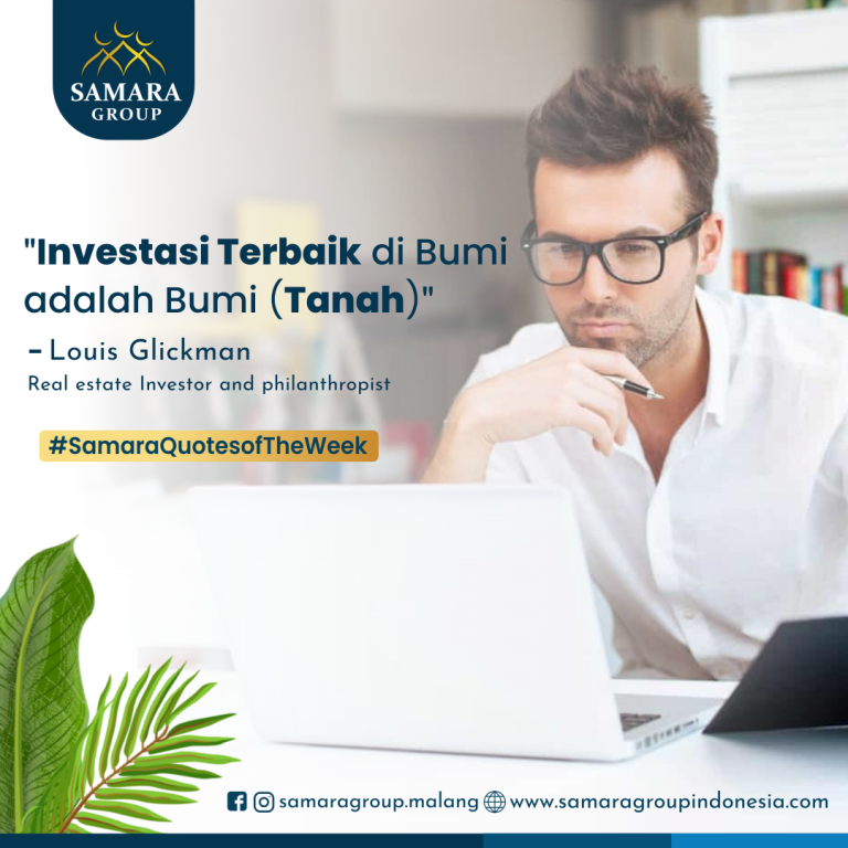 investasi terbaik di bumi adalah tanah